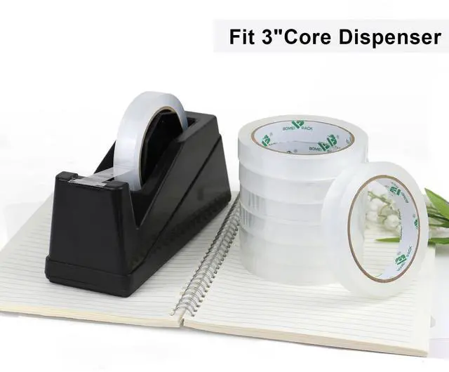 Alt view image 6 of 7 - 8Rolls Clear Tape Refills for Dispenser, Transparent Gift Wrap Tape 3inch Core for Home, Office, 3/4inch x 60yds