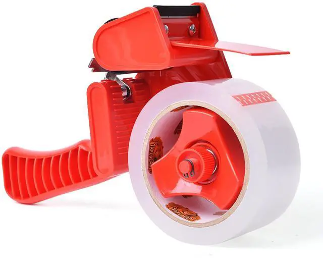 Main image of Packing Tape with Dispenser, 2.6mil Thick, 1.88" x 55yd Heavy Duty Packaging Tape Clear Adhesive Box Tape for Carton Sealing, Moving, Shipping