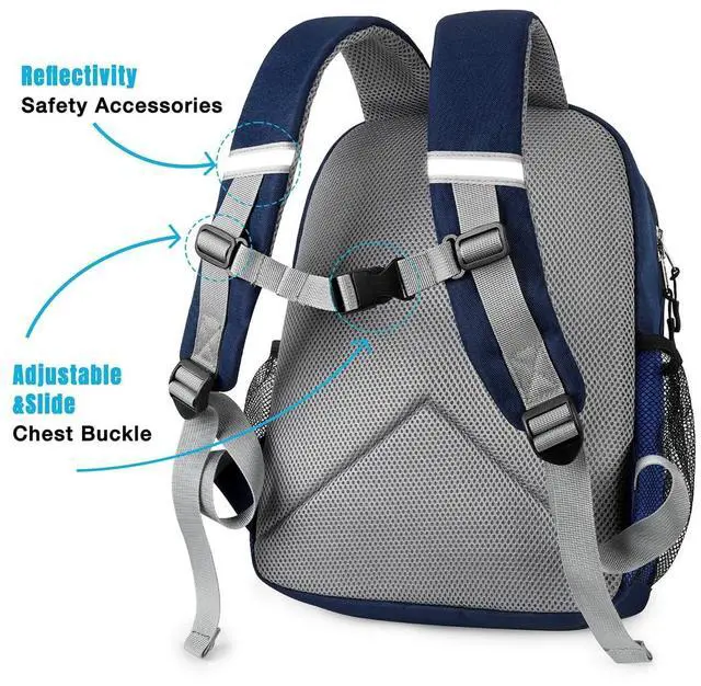 Alt view image 5 of 7 - Kids Backpack for Boys,Kindergarten Backpack for Toddler Boys Age 3-6