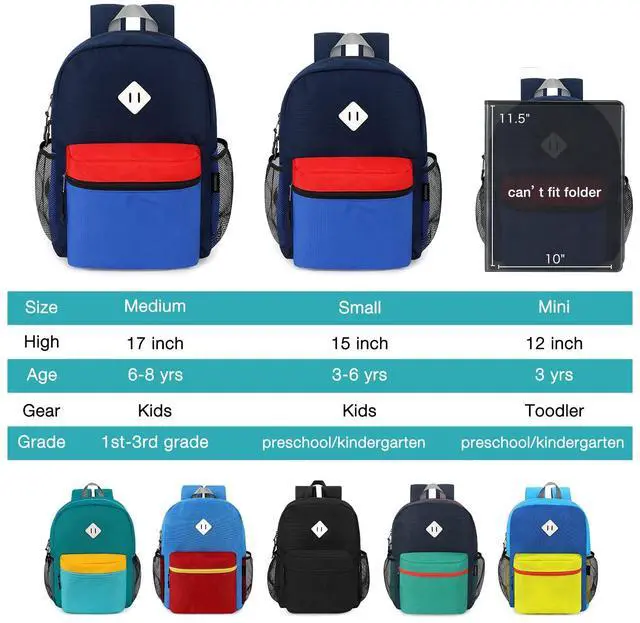 Alt view image 6 of 7 - Toddler Preschool Backpack for Boys 2-4,Mini