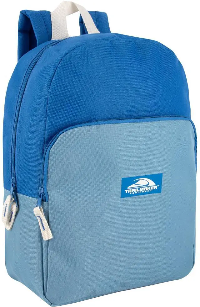 Main image of 15 Inch Backpack for Kids, Preschool, Elementary & Middle School Students Spacious Bookbag with Large Front Pocket, Adjustable Straps, Fits up to 13 Inch Laptop (Blue)