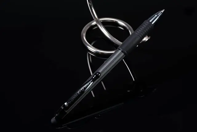 Alt view image 6 of 6 - Pilot G2 Pen Stylus, Premium Refillable and Retractable Rolling Ball Gel Pens, Fine Point, Gray Barrel, 0.7 mm, Black Ink Pens, Pack of 2