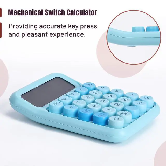 Alt view image 3 of 7 - Mechanical Switch Calculator, 12 Digit Large LCD Display