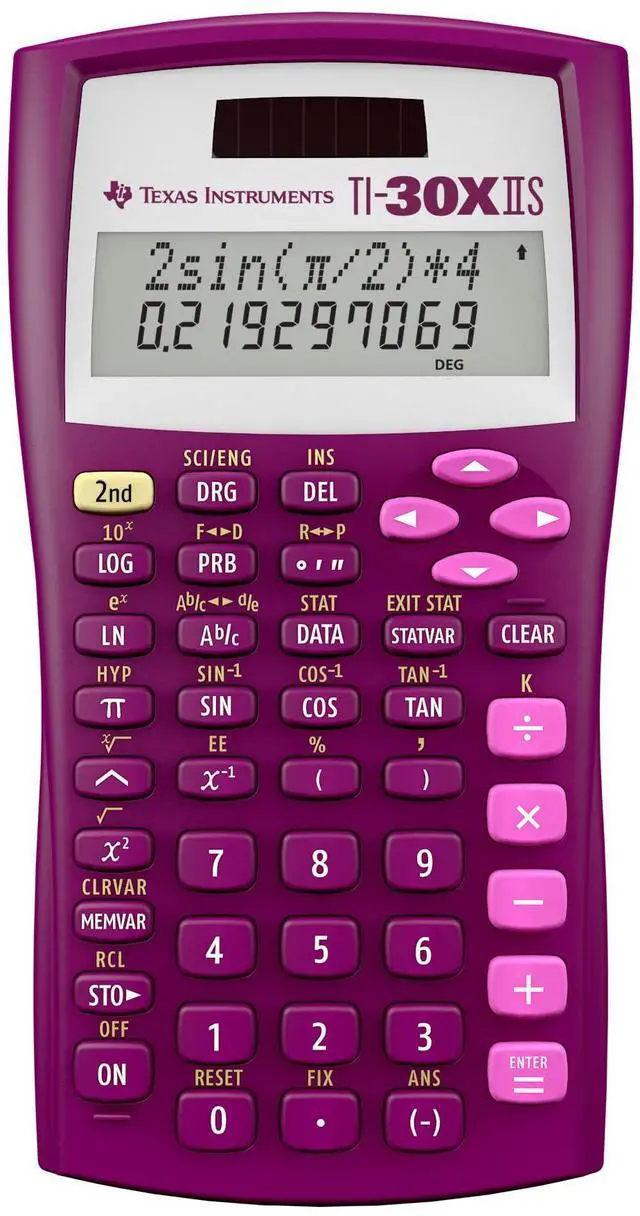 Main image of TI-30XIIS Scientific Calculator, Raspberry Small
