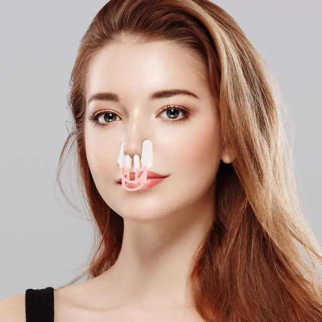 Alt view image 7 of 7 - 5 Pieces Nose Clip Nose up Lifting Clips Nose Lifters Beauty Clips Silicone Nose Bridge Slimming Clips Nose Massagers Tools for Women