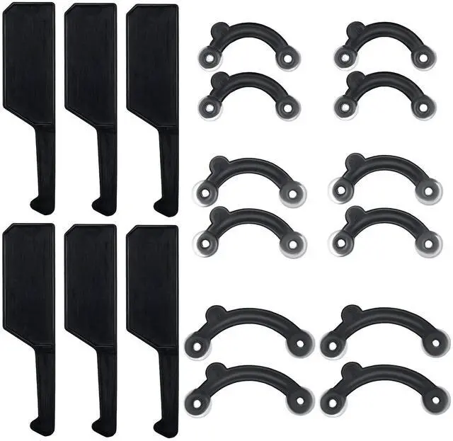 Main image of 6 Pairs Nose Up Lifting Shaping Clip Beauty Tool Nose Shaper Inserts No Pain Invisible Nose Shaper Tool Straightening Beauty Kit for Women Men (Black)