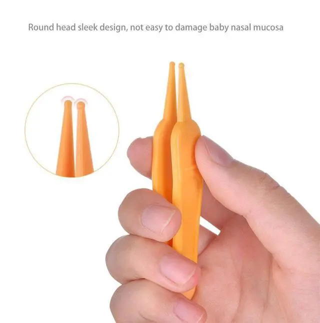 Alt view image 3 of 7 - 4 Pieces Nose Cleaning Tweezers Safe and Effective Clip Care Ear Nose Navel Clean Tool Nipper Plier Pincet Forceps