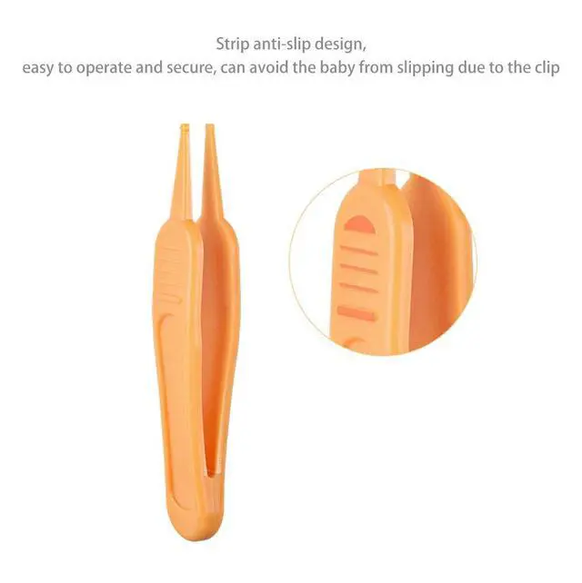 Alt view image 4 of 7 - 4 Pieces Nose Cleaning Tweezers Safe and Effective Clip Care Ear Nose Navel Clean Tool Nipper Plier Pincet Forceps