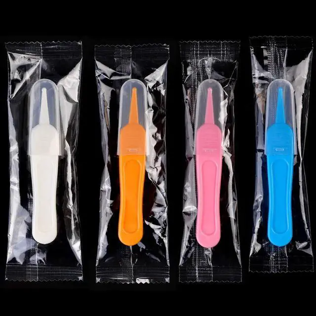 Alt view image 7 of 7 - 4 Pieces Nose Cleaning Tweezers Safe and Effective Clip Care Ear Nose Navel Clean Tool Nipper Plier Pincet Forceps