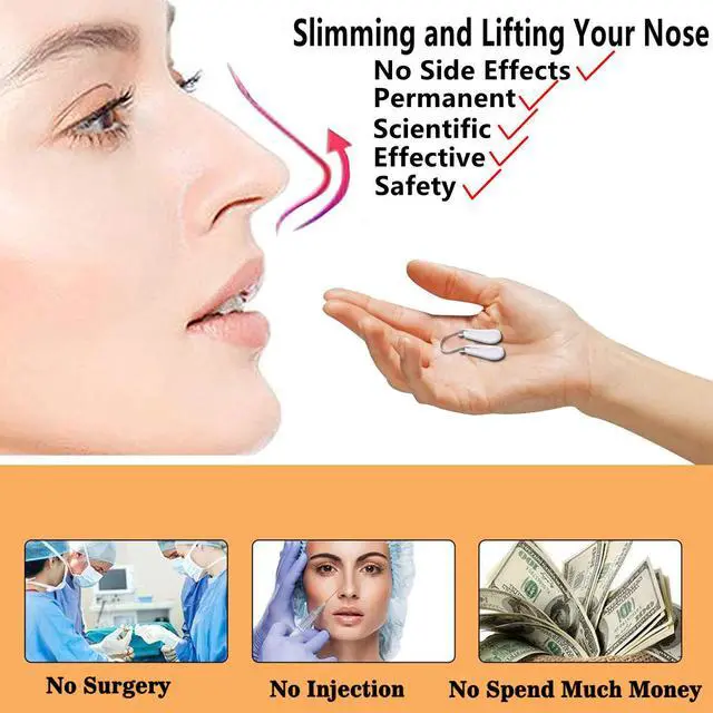 Alt view image 4 of 7 - Nose Shaper Clip - Up Lifting Clip, Pain-Free Soft Silicone Nose Slimming Device, Bridge Straightener Corrector Beauty Tool