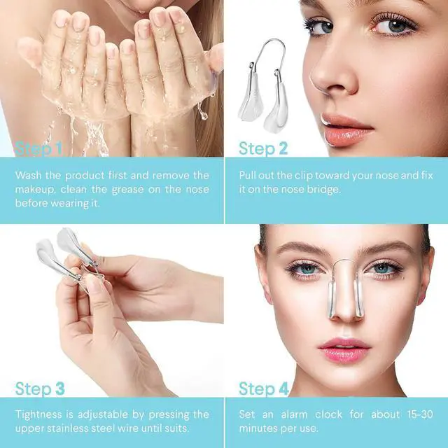 Alt view image 6 of 7 - Nose Shaper Clip - Pain-Free Nose Bridge Straightener Corrector & Rhinoplasty Device