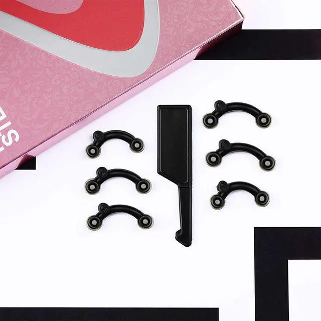 Alt view image 6 of 7 - 2 Sets Nose up Lifting Shaper Clip Clipper Nose Shaper Lifter Inserts Shaping Clip Silicone Beauty Tools Invisible Face Slimming Device