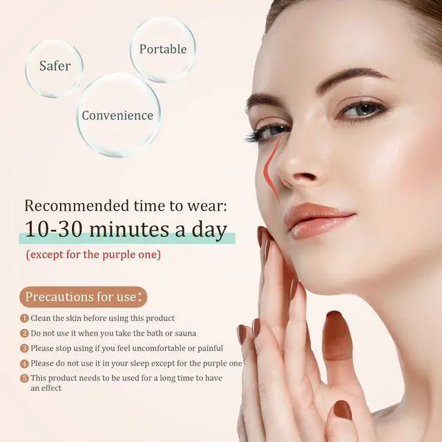 Alt view image 4 of 7 - 4 Pieces Nose Shaper Slimmer Lifting Clips Straightener Safety Silicone Bridge Shaper Beauty Tool Kit Set for Women Wide Nose
