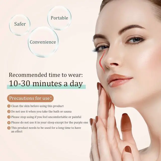Alt view image 4 of 7 - 5 Pieces Nose Shaper Slimmer Nose up Lifting Clips Silicone Wide Bridge Clips No Pain Beauty Straightening Tools for Women