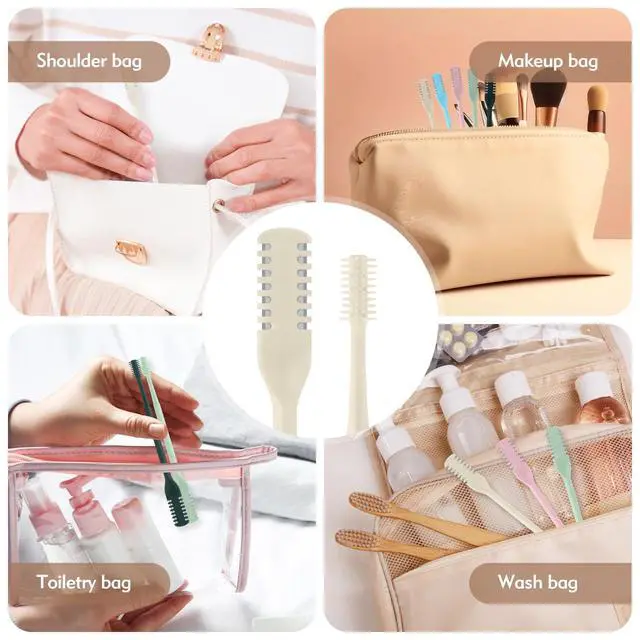 Alt view image 6 of 7 - 5Pcs 2-in-1 Nasal Hair Cutter, Double Sided Nose Hair Cutter, Portable 360° Rotating Manual Nose Hair Trimmer for Men and Women, Colorful