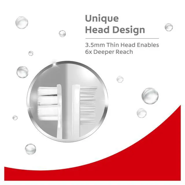 Alt view image 5 of 7 - Gentle UltraFoam Ultra Soft Bristles Manual Toothbrush for adults, 2 Pcs, Soft Bristles for Superior Clean, Multicolor