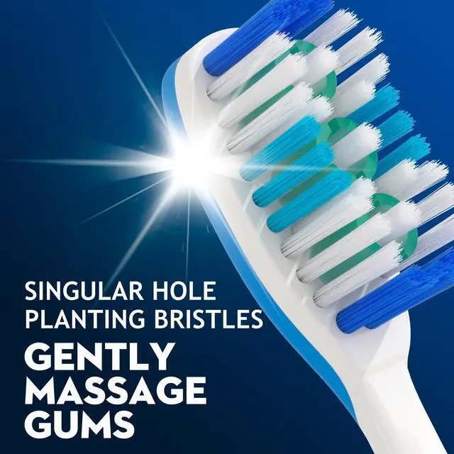 Alt view image 7 of 7 - Adult Hard bristled Manual Toothbrush with Excellent Cleaning Effect, Equipped with Tongue Coating Brush and Wavy bristles for More Effective Cleaning of Teeth6pack