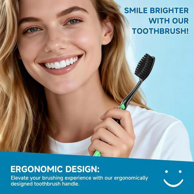 Alt view image 4 of 7 - 50 PCS Individually Wrapped Bulk Toothbrush Pack, Disposable Soft Bristle for Adult or Kid, Ergonomic Handle, Perfect for Travel, Hotel, Donation