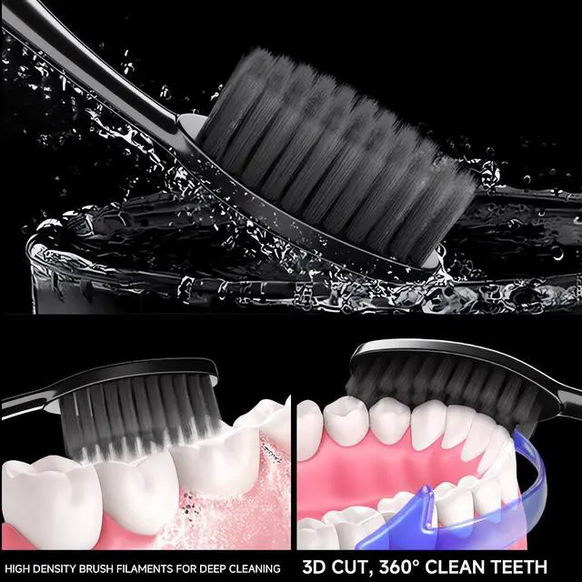 Alt view image 3 of 7 - 50 PCS Individually Wrapped Bulk Toothbrush Pack, Disposable Soft Bristle for Adult or Kid, Ergonomic Handle, Perfect for Travel, Hotel, Donation