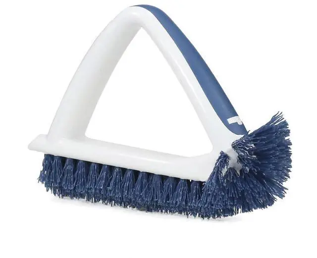 Main image of 2-in-1 Grout and Corner Scrubber Brush Tool, Crevice Bathroom Cleaning Supplies for Showers, Door Tracks, Tile, and Bathtubs, Household 360-Degree Scrubbing Power