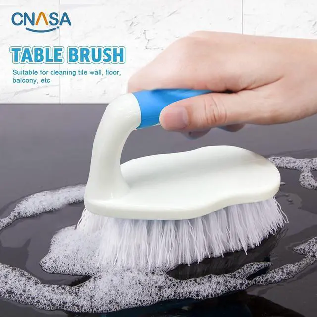 Alt view image 3 of 6 - 6 Pack Household Deep Cleaning Set - Kitchen, Bathroom & Floor Cleaning Brushes, Includes Scrub, Dish, Bottle, Grout, Crevice & Shoe Brushes