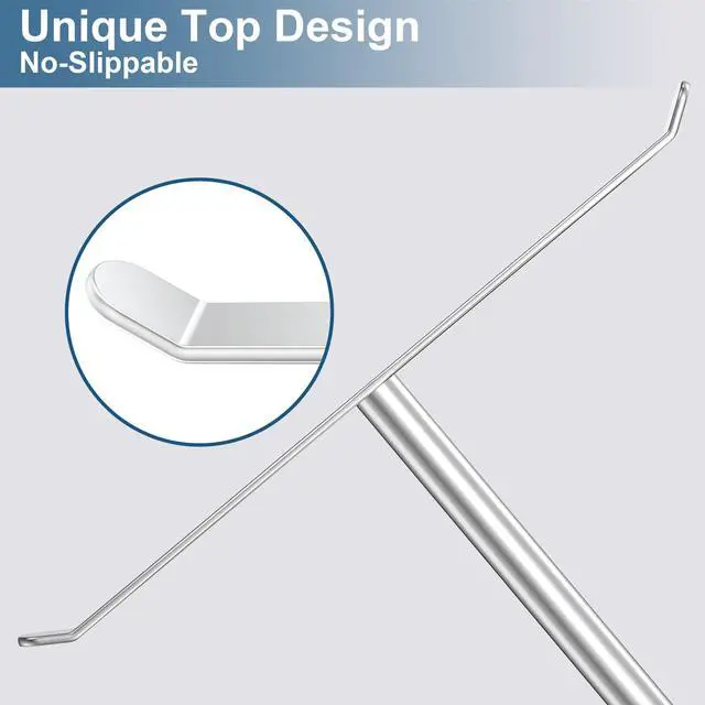 Alt view image 4 of 7 - Towel Rack T-Shape Hand Towel Holder for Bathroom,Headband Holder Organizer and Bathroom Towel Racks,Kitchen Towel Rack Silver Hand Towel Holder