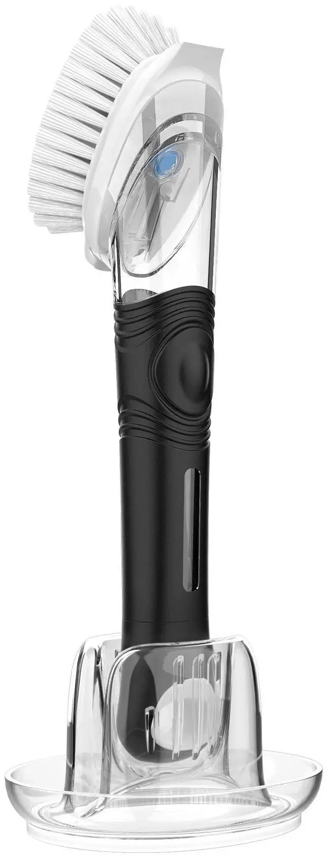 Main image of Soap Dispensing Dish Brush Storage Set, Kitchen Brush with Holder for Pot Pan Sink Cleaning