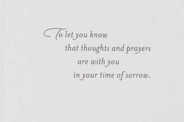 Alt view image 3 of 6 - Sympathy Greeting Card (Laser Flower)