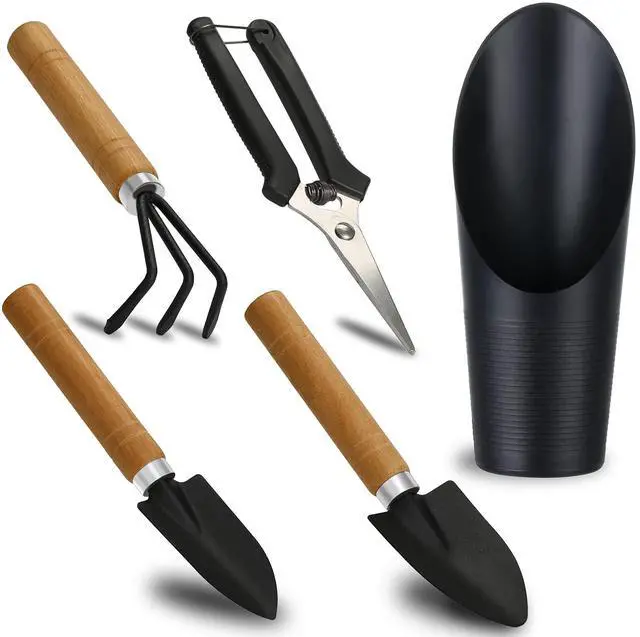 Main image of 5Pcs Succulent Tools,Mini Garden Tools,Pruning Scissors as Plant Accessories, Gardending Hand Tools Kit for Seedling Soil,Caring Succulent,Houseplent,Bonsi,Gifts for Woman and Man