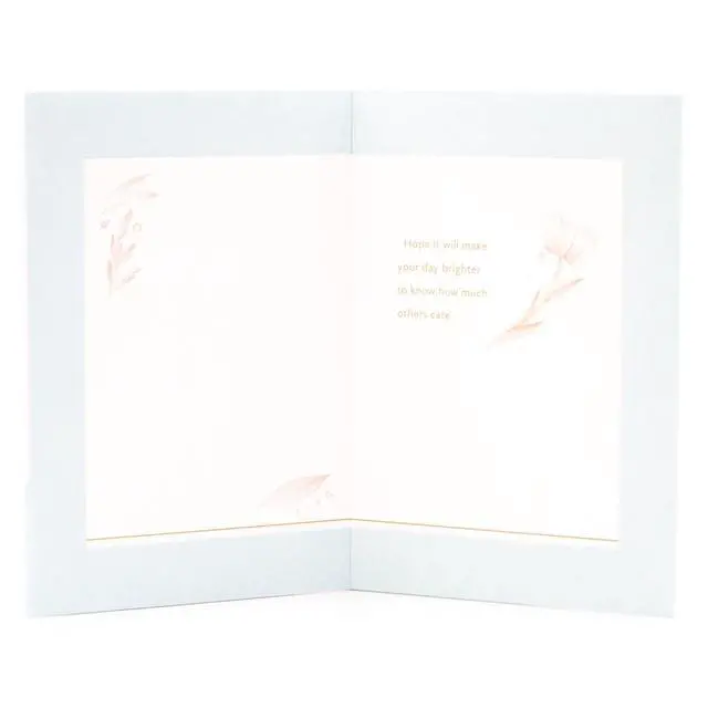 Alt view image 2 of 6 - Thinking of You Card (Brighten Your Day Flower Pattern)