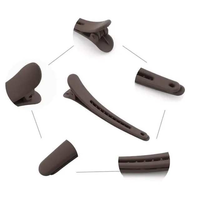 Alt view image 5 of 7 - 12 PCS Hair Clips for Styling Sectioning, 3.1 Inch Matte Alligator No Crease Duck Billed Hair Clips, Hair Barrettes and Styling Accessories for Women Girls