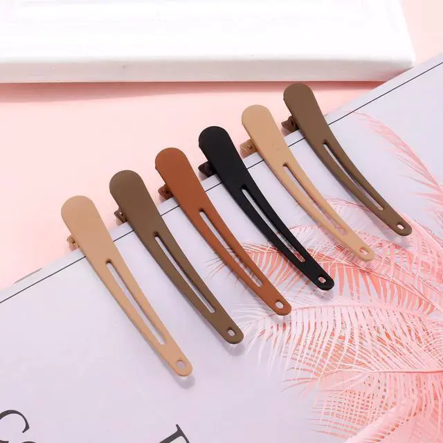 Alt view image 7 of 7 - 12 PCS Hair Clips for Styling Sectioning, 3.1 Inch Matte Alligator No Crease Duck Billed Hair Clips, Hair Barrettes and Styling Accessories for Women Girls
