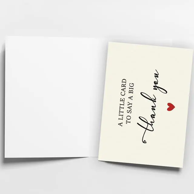 Alt view image 4 of 5 - 52 Pack 210GSM | Thank You Cards | Thank You Cards & Notes with Envelopes | Pefect for Baby Shower, Wedding, Teacher, Graduation, Business, Holiday, and Christmas | Teacher Appreciation Gifts