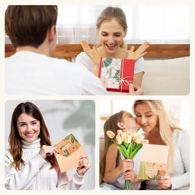 Alt view image 7 of 7 - Thank You Cards with Envelopes, 36 Pack Teacher Appreciation Cards with Stickers, 4x6 Inch Thank You Card Bulk for Graduation, Teacher's Day, Mother's Day, Wedding, Nurses Week Gifts