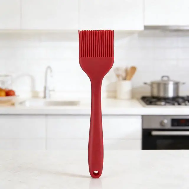 Alt view image 6 of 7 - 2 Pack Silicone Basting Brush for Cooking & Baking, High Heat Resistant Pastry Brush for BBQ Grilling, Marinating, Oil Spreading Food Grade, Dishwasher Safe Kitchen Gadgets (Red & Purple)
