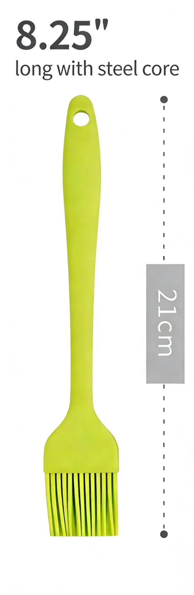 Alt view image 4 of 7 - 3-Pack Silicone Basting Pastry Brushes for Baking, Cooking & BBQ - Heat Resistant Up to 446°F, Dishwasher Safe