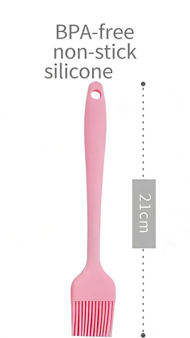 Alt view image 5 of 7 - 3-Pack Silicone Basting Pastry Brushes for Baking, Cooking & BBQ - Heat Resistant Up to 446°F, Dishwasher Safe