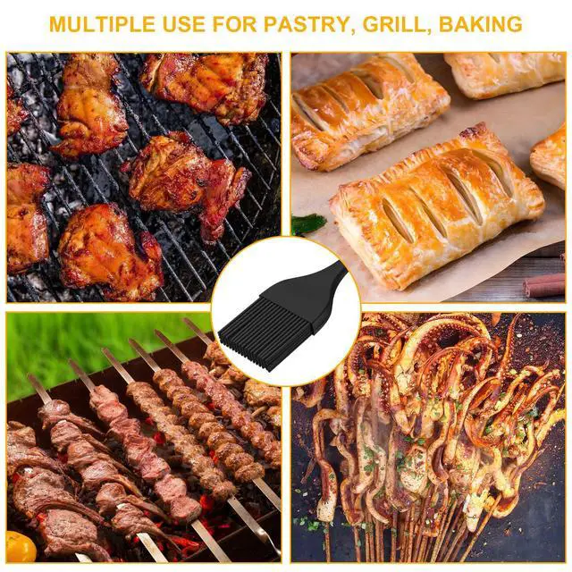 Alt view image 6 of 7 - Silicone Basting Pastry Brush, Heat Resistant Cooking Brush for Oil and Sauce. BPA Free and Dishwasher Safe (2 Pcs).