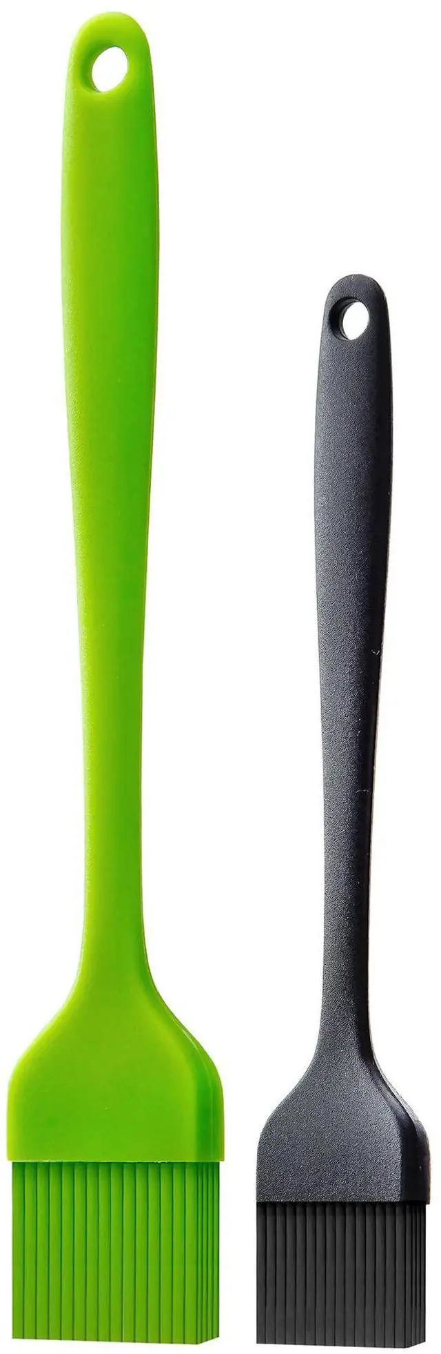 Main image of Silicone Basting Pastry Brush for Baking Cooking Bbq Grill Spread Oil Butter Sauce 2 Pack