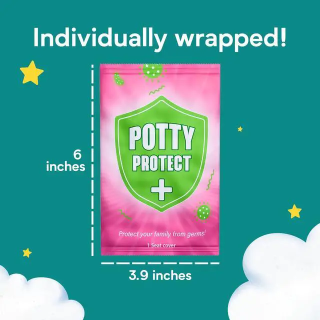 Alt view image 6 of 7 - 20 Pack Extra Large Disposable Toilet Seat Cover (Floral) Toddler Toilet Covers for Full Coverage On Toilet or Potty Ideal Travel Toilet Seat Covers for Kids and Adults