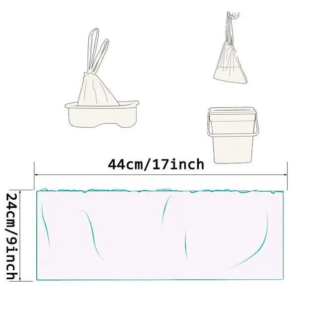 Alt view image 2 of 7 - 100 Pack Potty Chair Liners Disposable,Drawstring Training Toilet Seat Liner Bags Cleaning Bag for Kids Toddlers Outdoors Travel