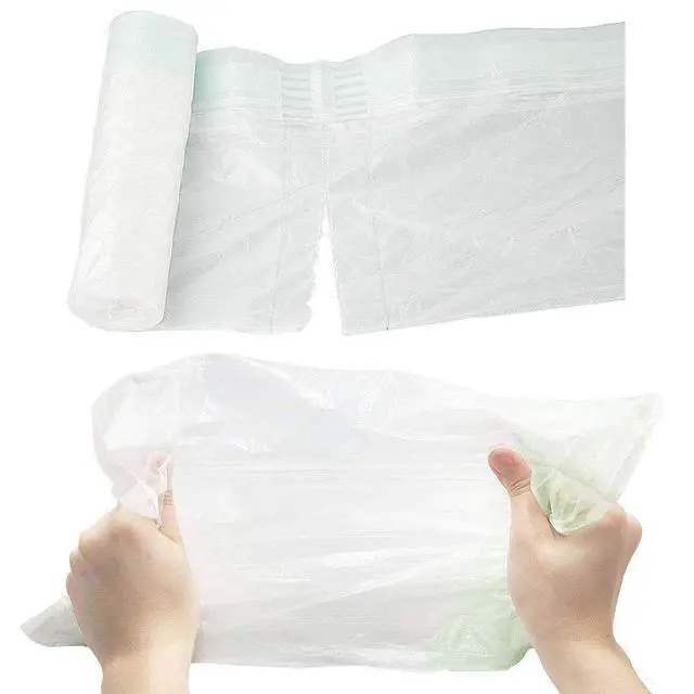Alt view image 5 of 7 - 100 Pack Potty Chair Liners Disposable,Drawstring Training Toilet Seat Liner Bags Cleaning Bag for Kids Toddlers Outdoors Travel
