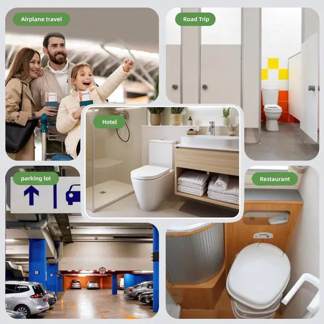 Alt view image 7 of 7 - Upgraded Disposable Toilet Seat Covers (20 Pack) - Waterproof, Cute Panda Print, Travel-Friendly Individual Packs, Suitable for Kids & Adults, Perfect for Toddlers Potty Training in Public Restrooms