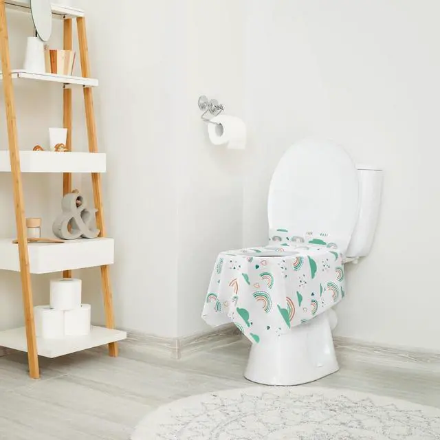Alt view image 7 of 7 - 30 Pcs Toilet Seat Covers Disposable for Toddlers & Adults, Extra Large Waterproof, Portable Package for Travel, Kids Potty Training