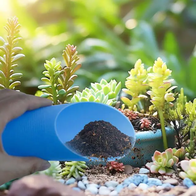 Alt view image 4 of 7 - 5 Pcs Mini Garden Tool Set Hand Tools Succulent Tools Transplanting Tools Set Succulent Care Plastic Kit Bonsai Potting Soil Indoor for Succulent Miniature Plant Gardening for Flower Planting