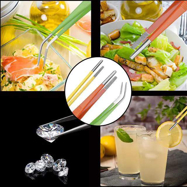 Alt view image 6 of 7 - Garden Tweezers set of 3,15cm Size Stainless Steel for Succulents & Cactus Plant Care and Maintenance Multi Purpose Tools
