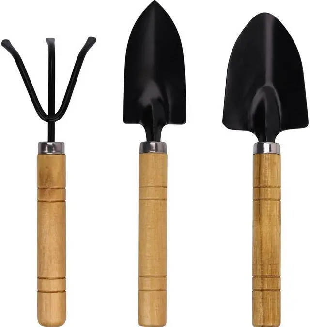Main image of Kids Gardening Tools Set, 3-Piece Shovel Trowel Rake Kit