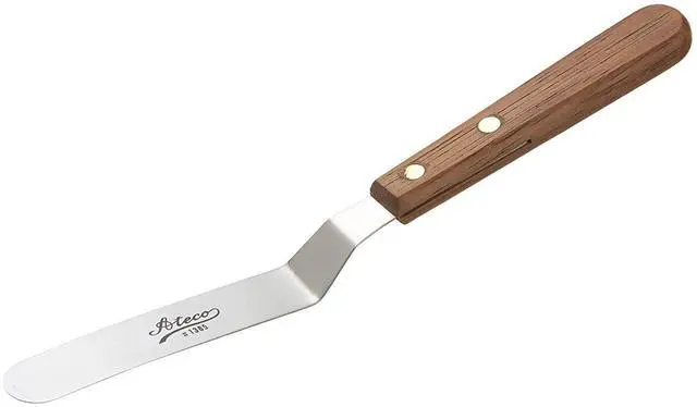 Main image of 1385 Offset Spatula with 4.5-Inch Stainless Steel Blade, Wood Handle, 4.5 Inch, natural