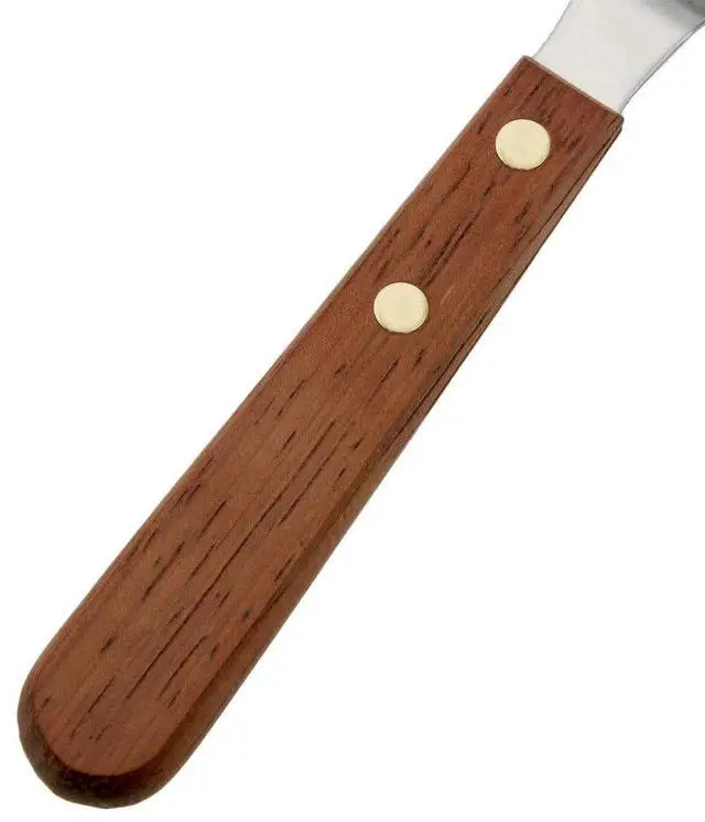 Alt view image 5 of 7 - 1385 Offset Spatula with 4.5-Inch Stainless Steel Blade, Wood Handle, 4.5 Inch, natural