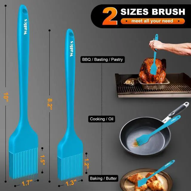 Alt view image 2 of 7 - Silicone Basting Pastry Brush, 600 Heat Resistant Pastry Brush for BBQ Grill Baking Kitchen Cooking, BPA Free and Dishwasher Safe